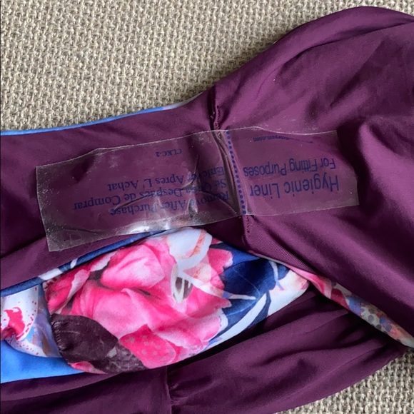 BECCA Orchid Bloom Reversible Bikini Bottoms L - Picture 12 of 12
